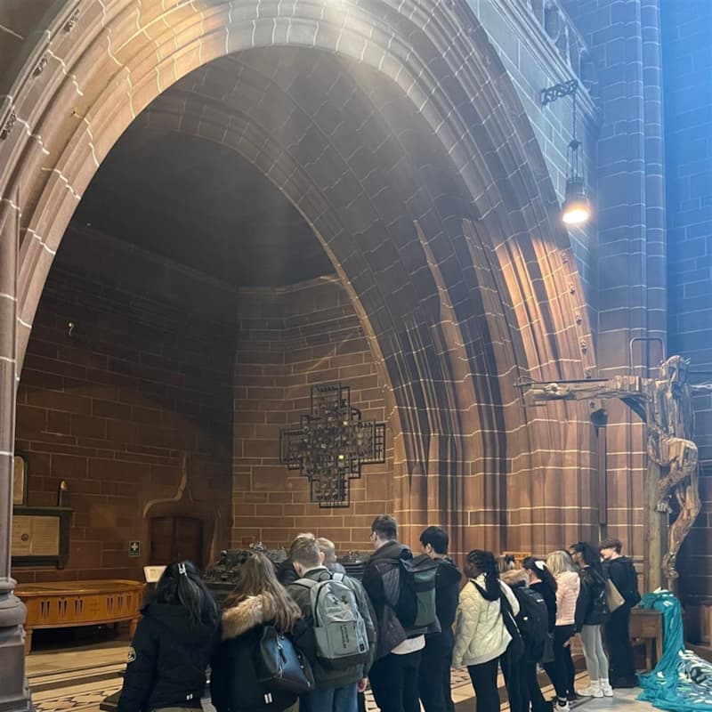 Y10 RS Students Explore Christianity In Liverpool