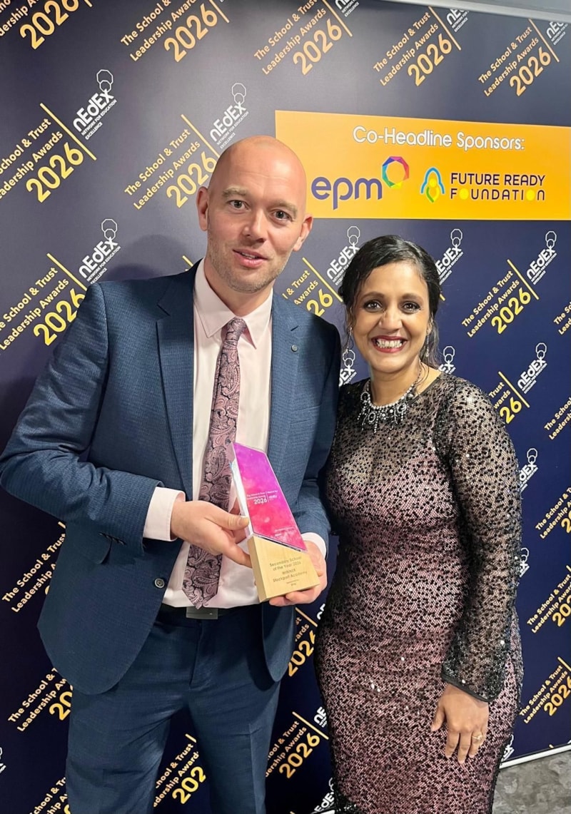 Stockport Academy wins national Secondary School of the Year award
