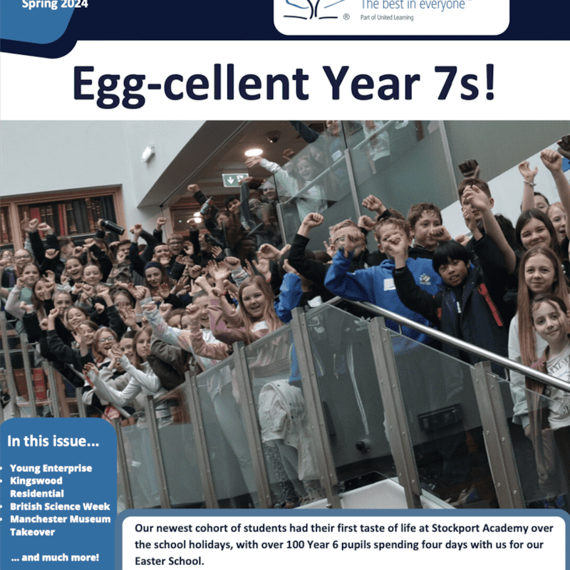 Stockport Academy Newsletter - Spring 2024: Issue 55