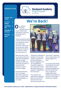 Stockport Academy Newsletter - Spring 2021: Issue 46