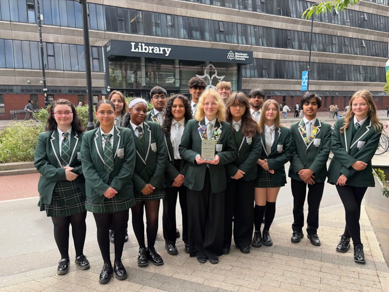 Stockport Academy win at the Young Enterprise Finals
