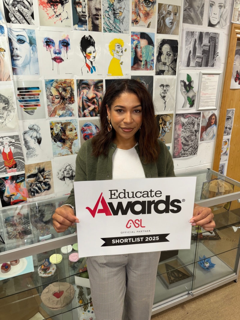 Ms Higgins Shortlisted for North West Teacher of the Year!