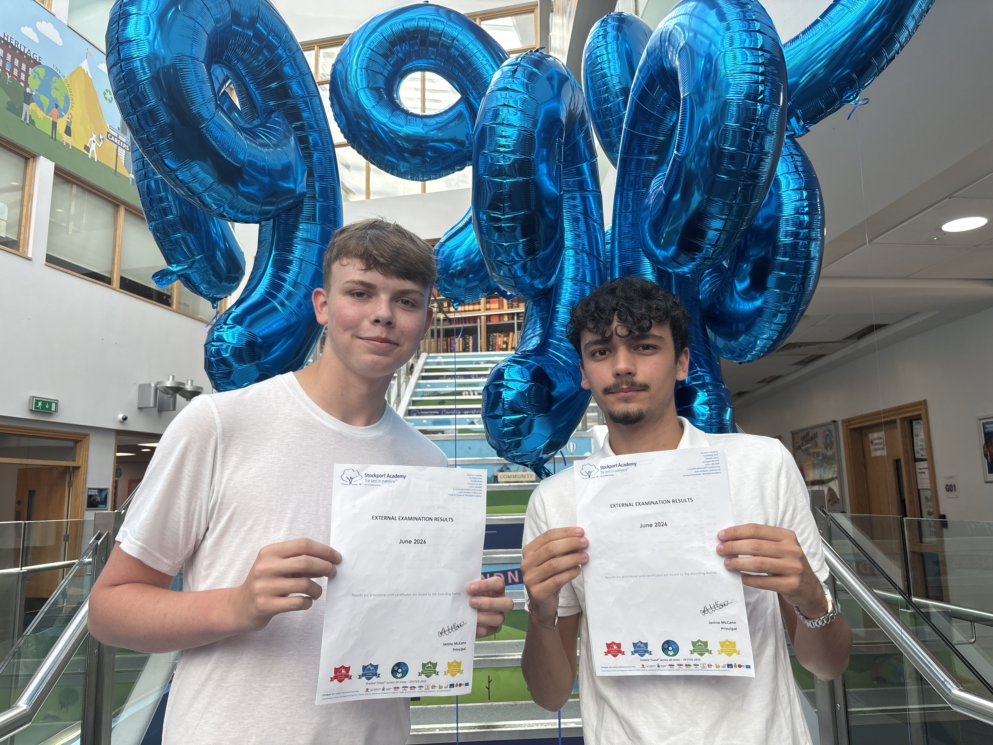 Stockport Academy Students Celebrate Significant Rise in GCSE Performance