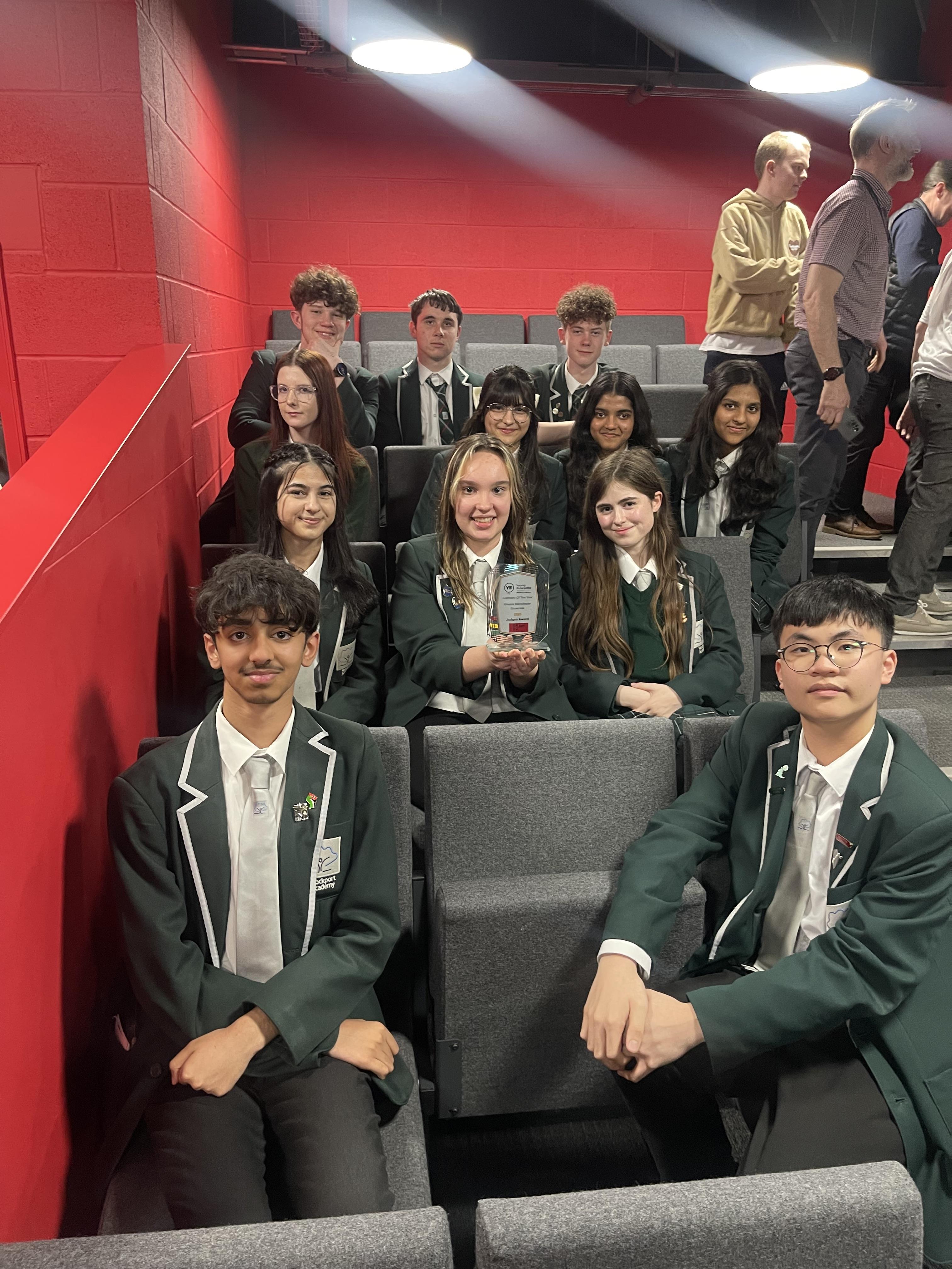 'Company of the Year' Award for Stockport Academy's Young Enterprise Group