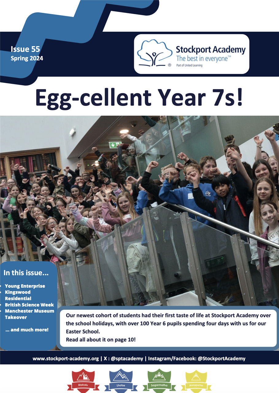 Stockport Academy Newsletter - Spring 2024: Issue 55
