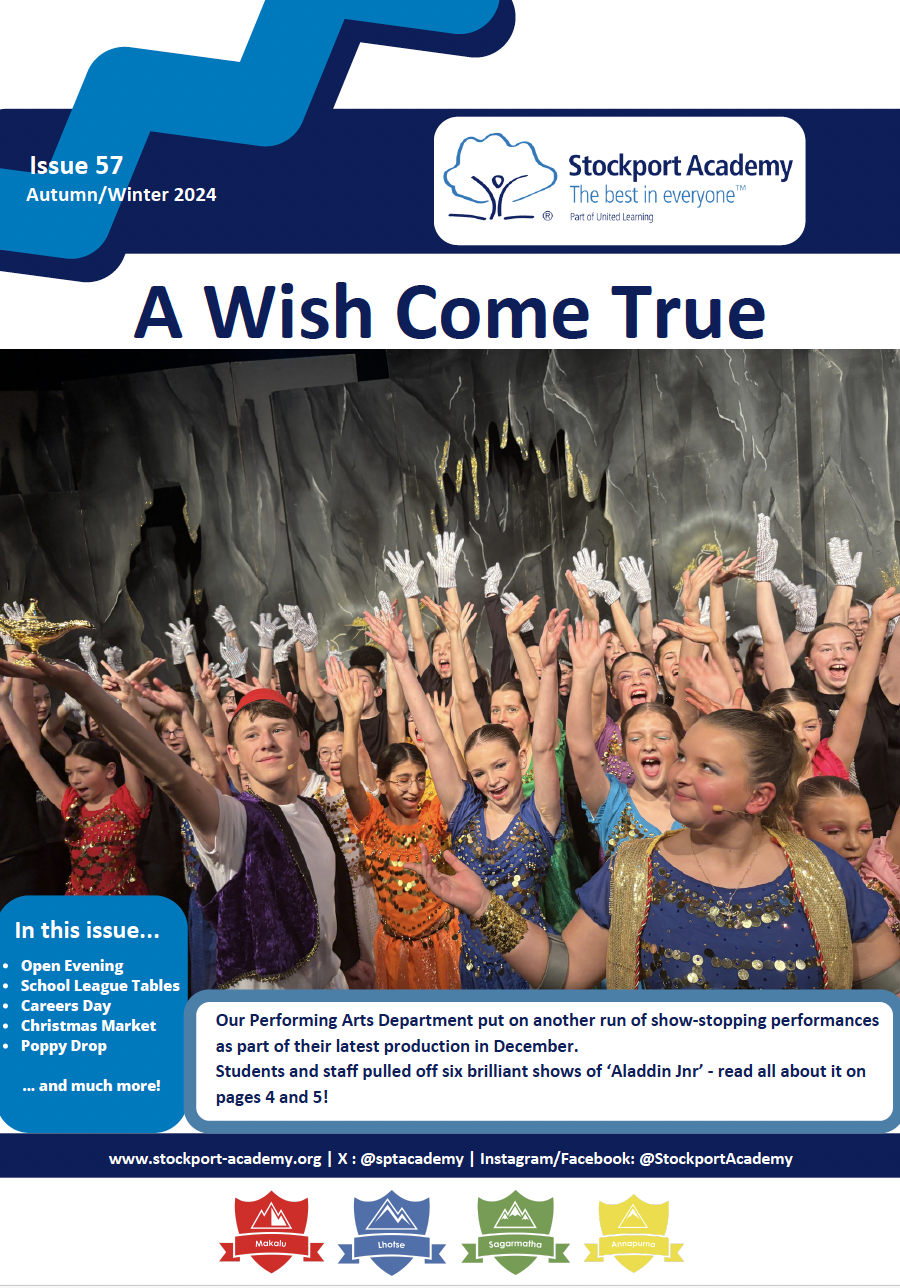 Stockport Academy Newsletter - Autumn/Winter 2024: Issue 57