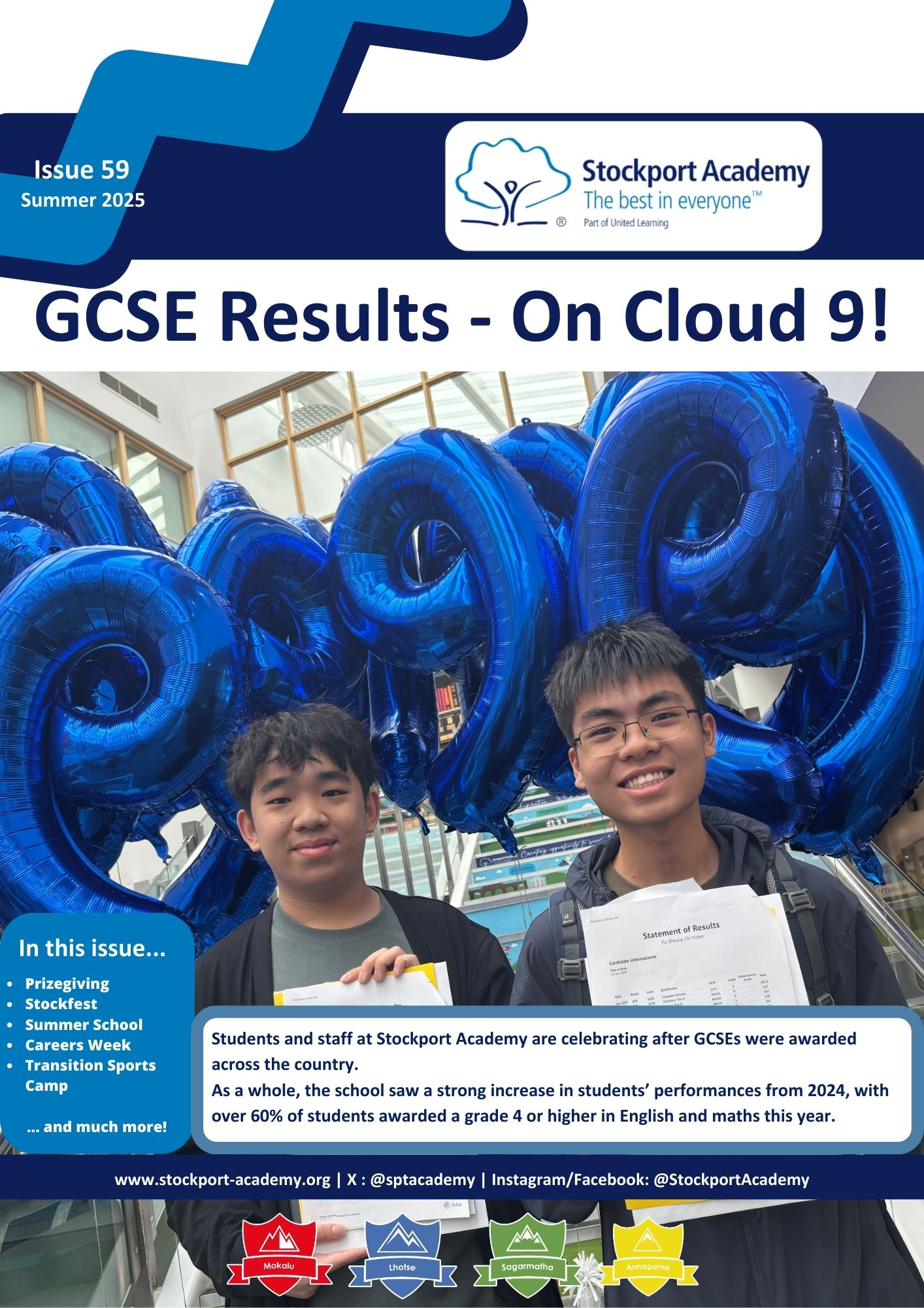 Stockport Academy Newsletter - Summer 2025