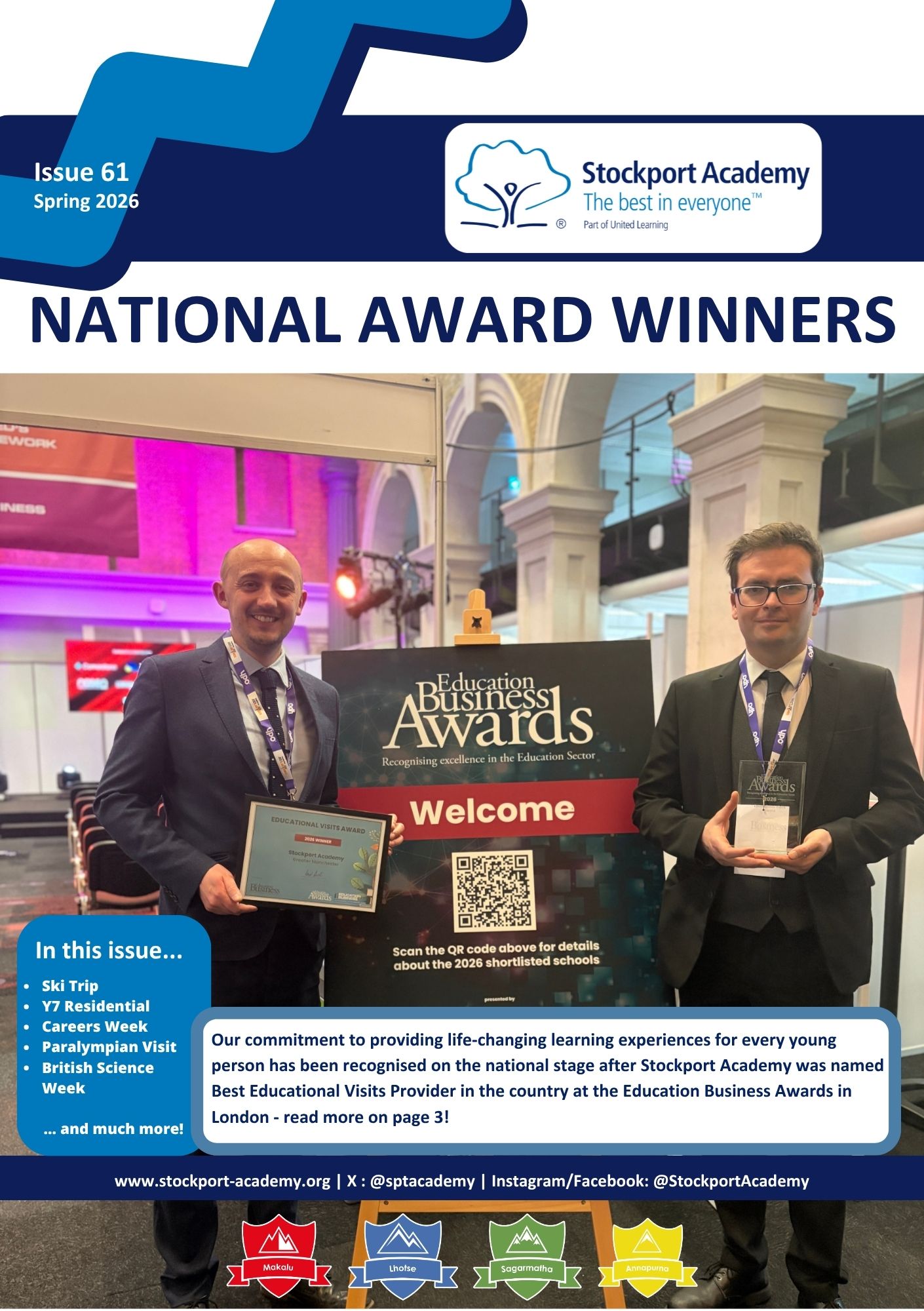 Stockport Academy Newsletter - Spring 2026