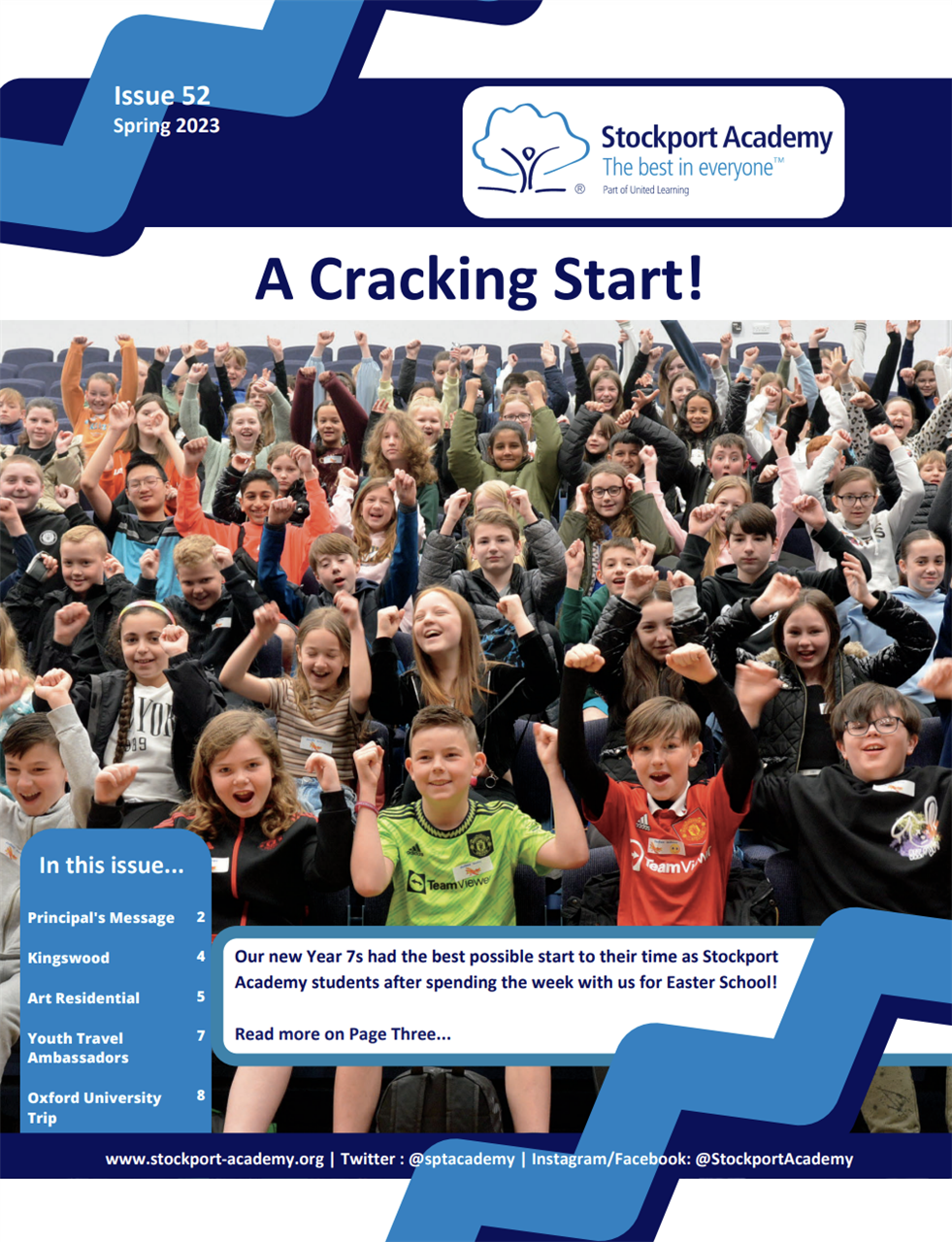 Stockport Academy Newsletter: Spring 2023 - Issue 52